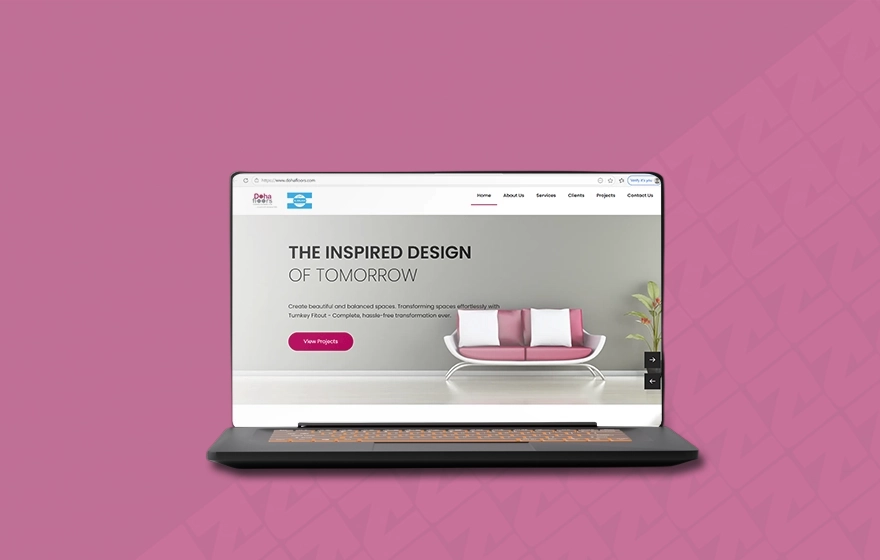 Web Design mockup by Zayn Technology in Kerala, India