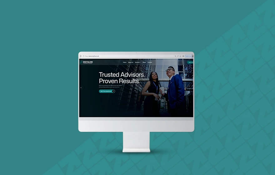 Creative website design mockup in Kerala, India
